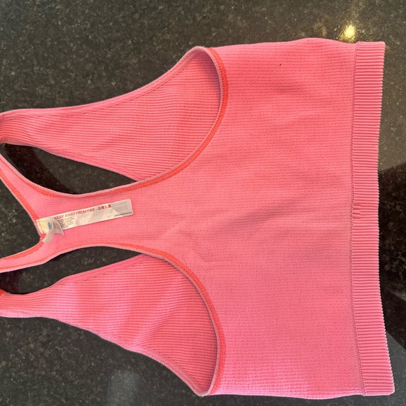FP Movement by Free People Pink Ribbed Racerback Top - Picture 5 of 5